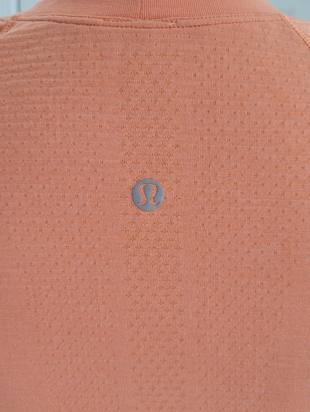 Lululemon Swiftly Tech Orange‎ Heathered Short Sleeve Silverescent Size 6